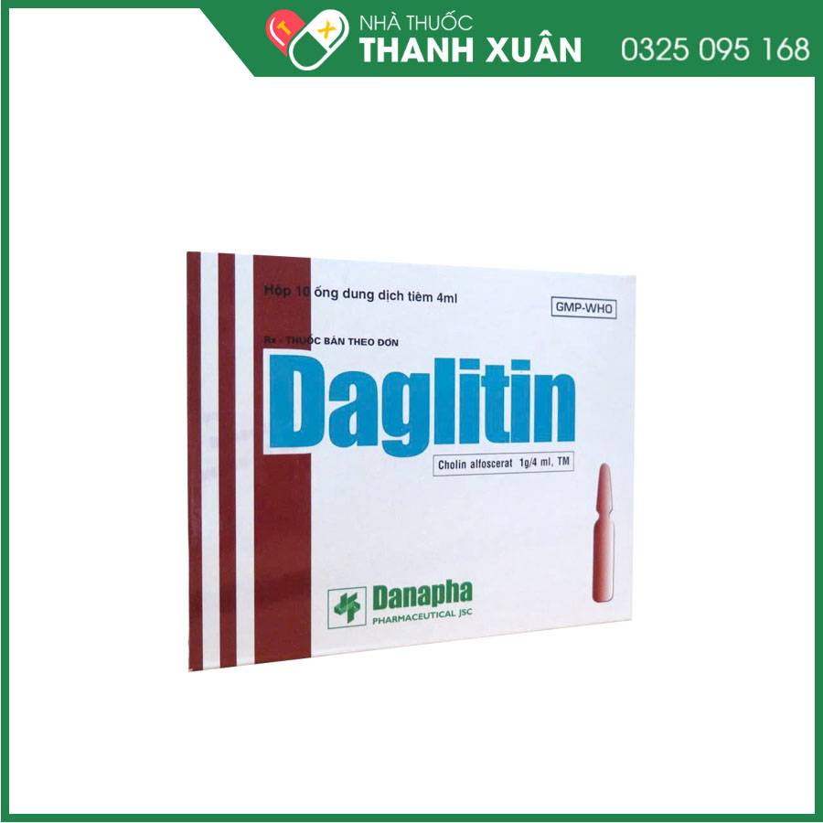 Daglitin điều trị rối loạn nhận thức, sa sút trí tuệ, đột quỵ, chấn thương não và giảm trí nhớ ở người cao tuổi